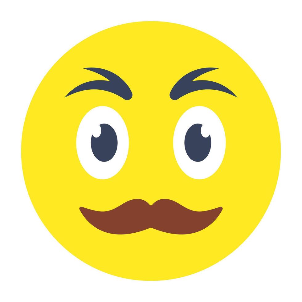 A unique design icon of father emoji vector