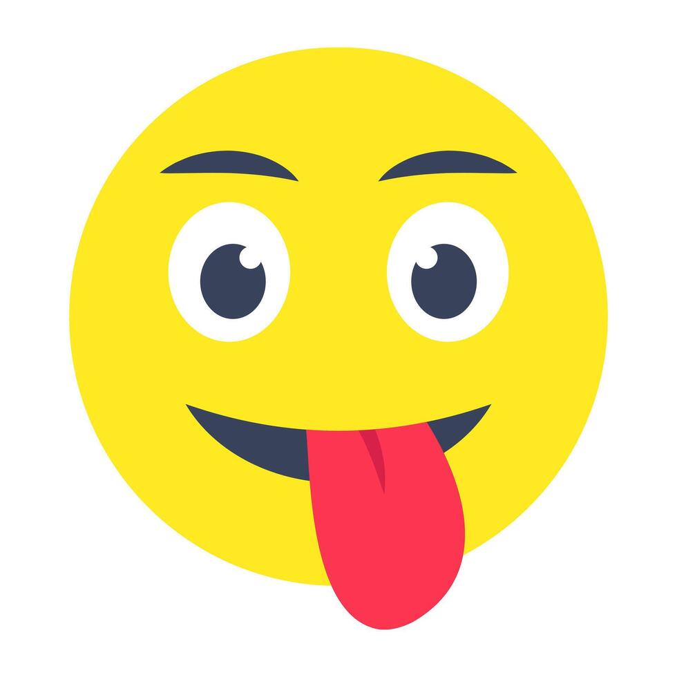 Premium download icon of tongue out emoji vector
