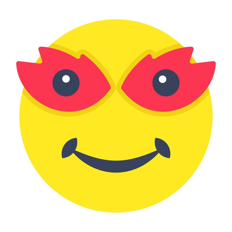 design of stoned emoji vector