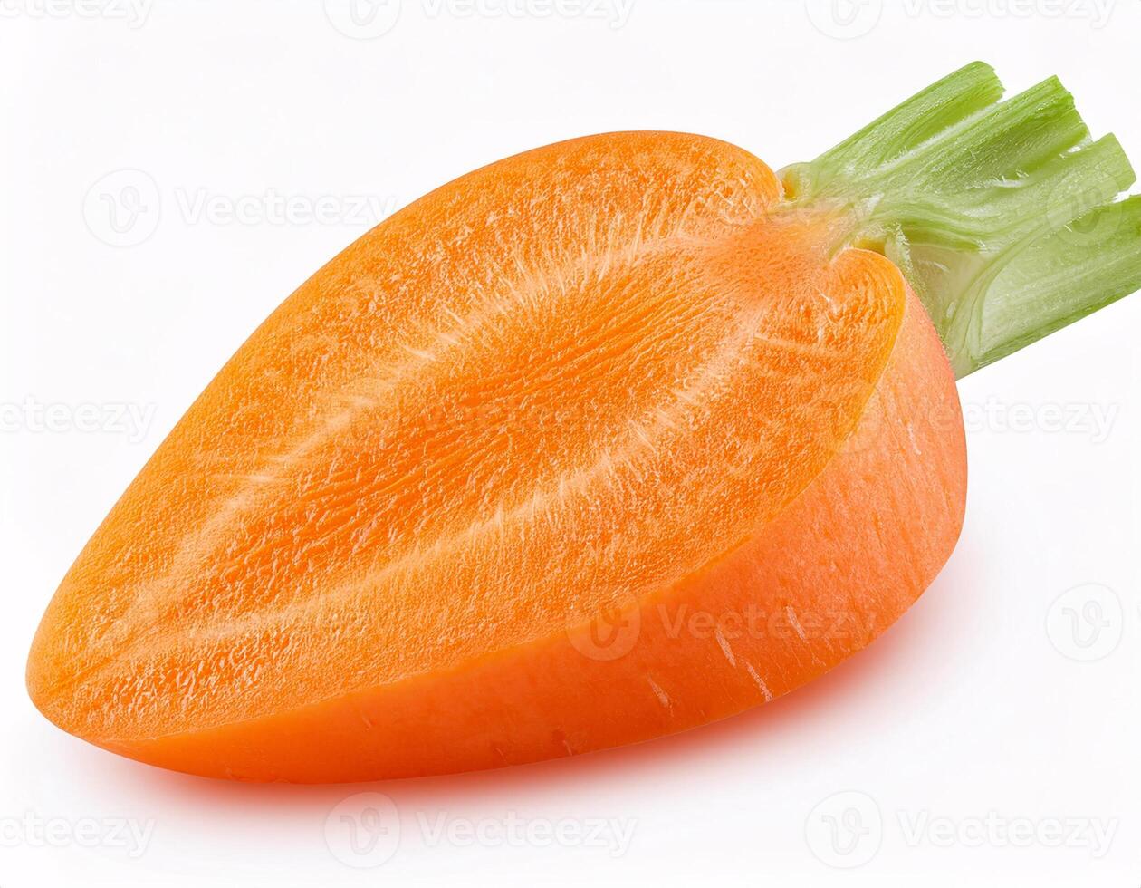 Carrot isolated on white background photo