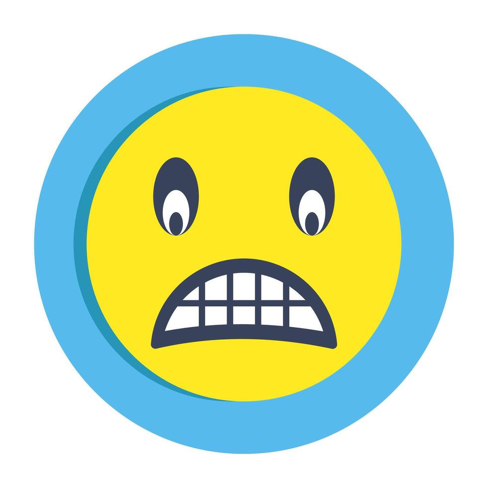 Perfect design icon of panic expression vector