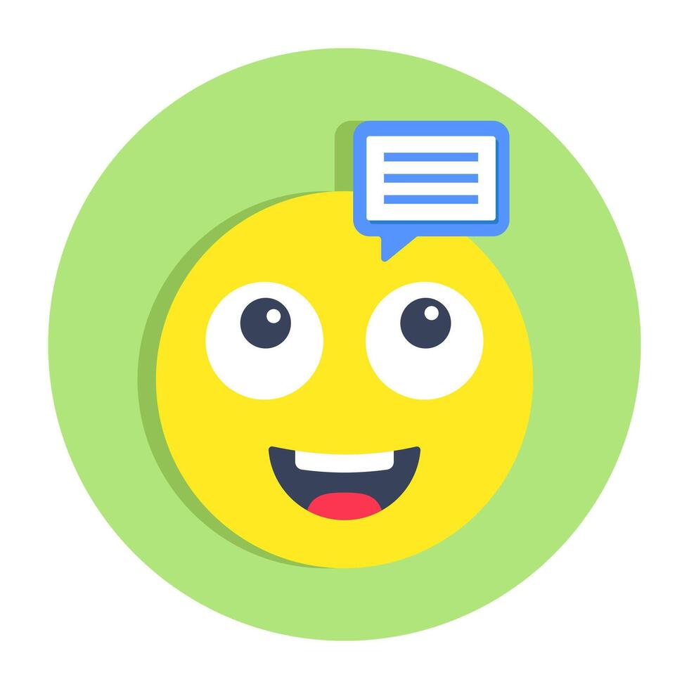 A beautiful design icon of happy face vector
