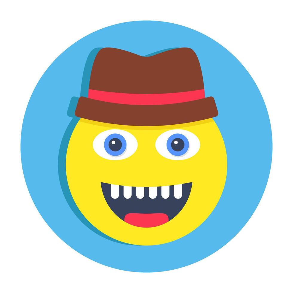 Premium download icon of cowboy face vector