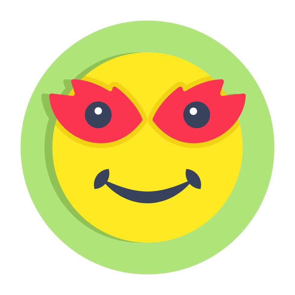 design of stoned emoji vector