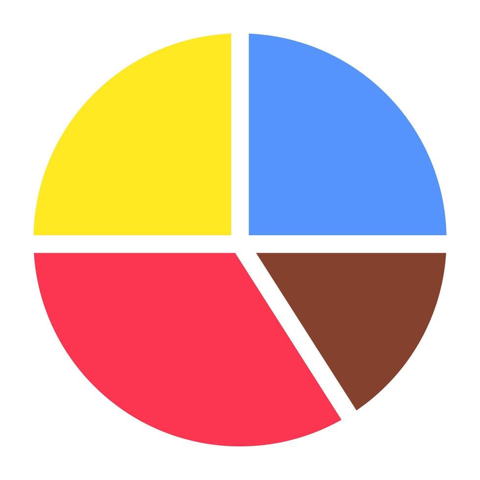 Premium download icon of slice chart vector