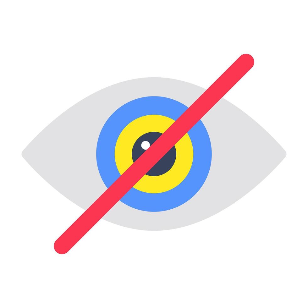 Trendy design of no vision vector