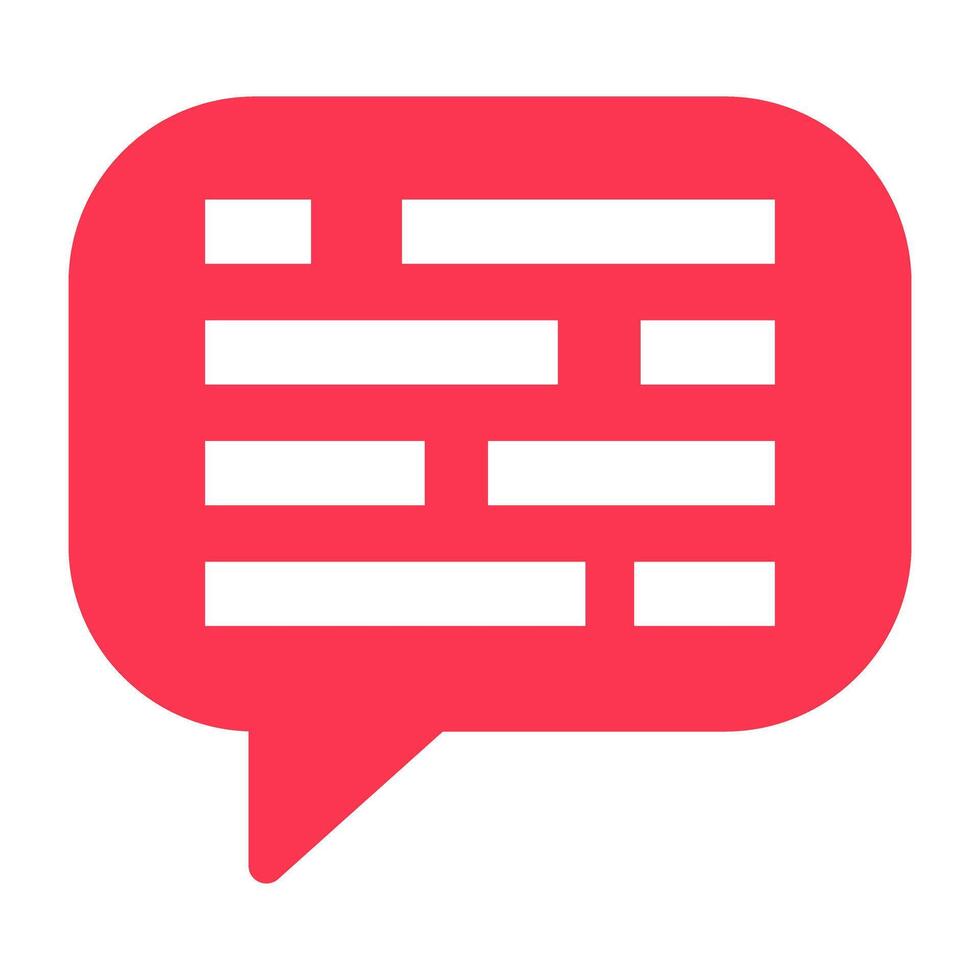 Trendy design icon of chat bubble vector
