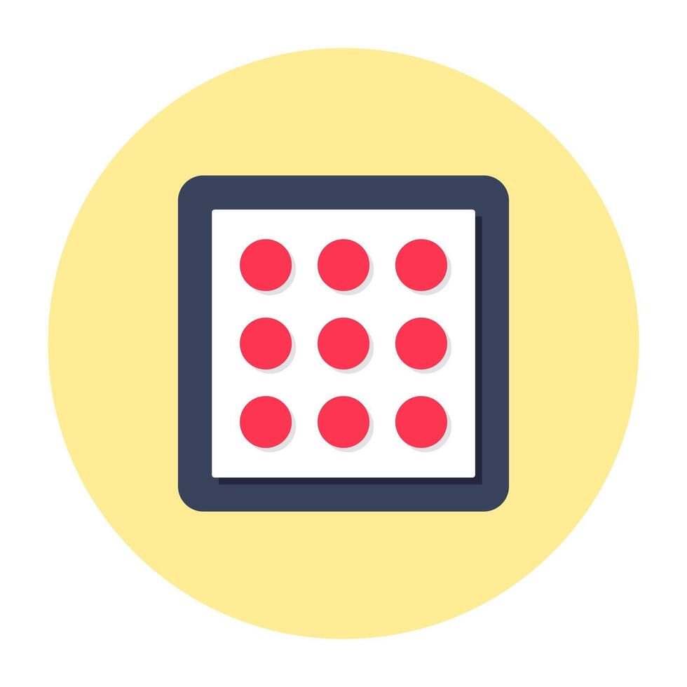 Modern design icon of pattern lock vector