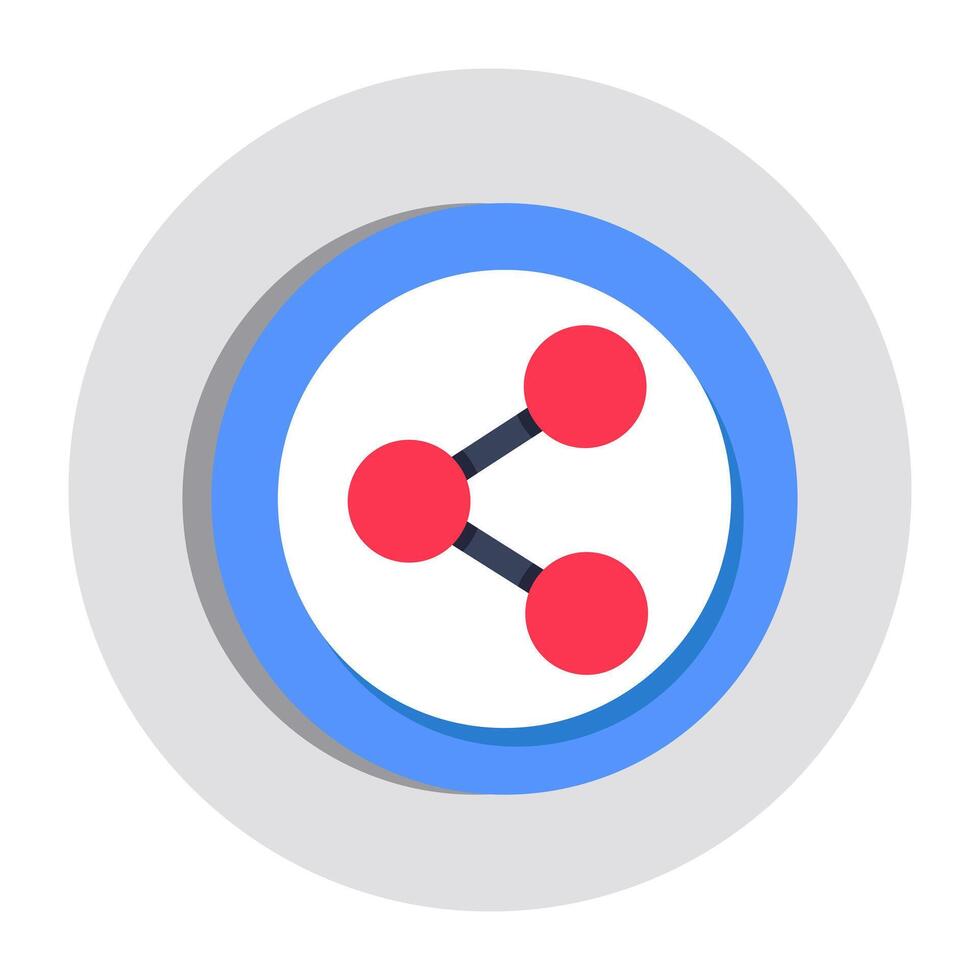 Share sign icon in premium design vector