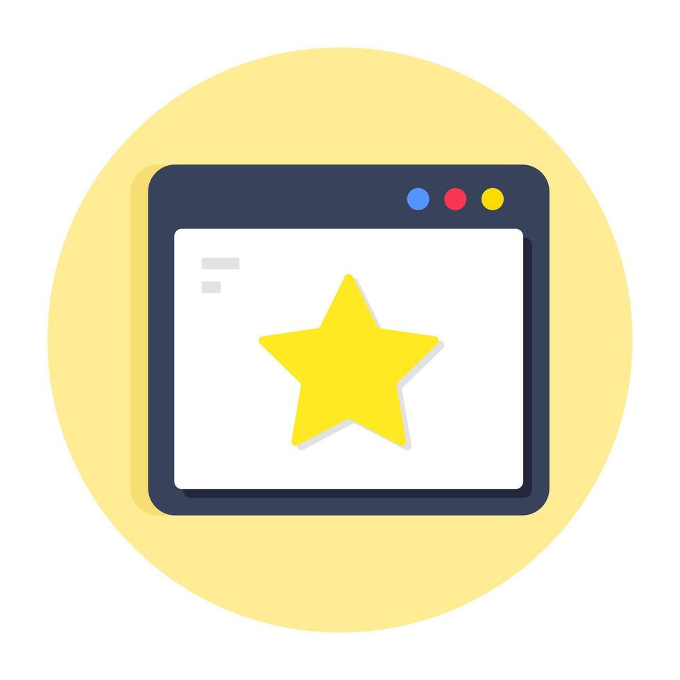 design of web ratings vector