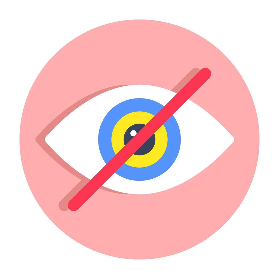Trendy design of no vision vector