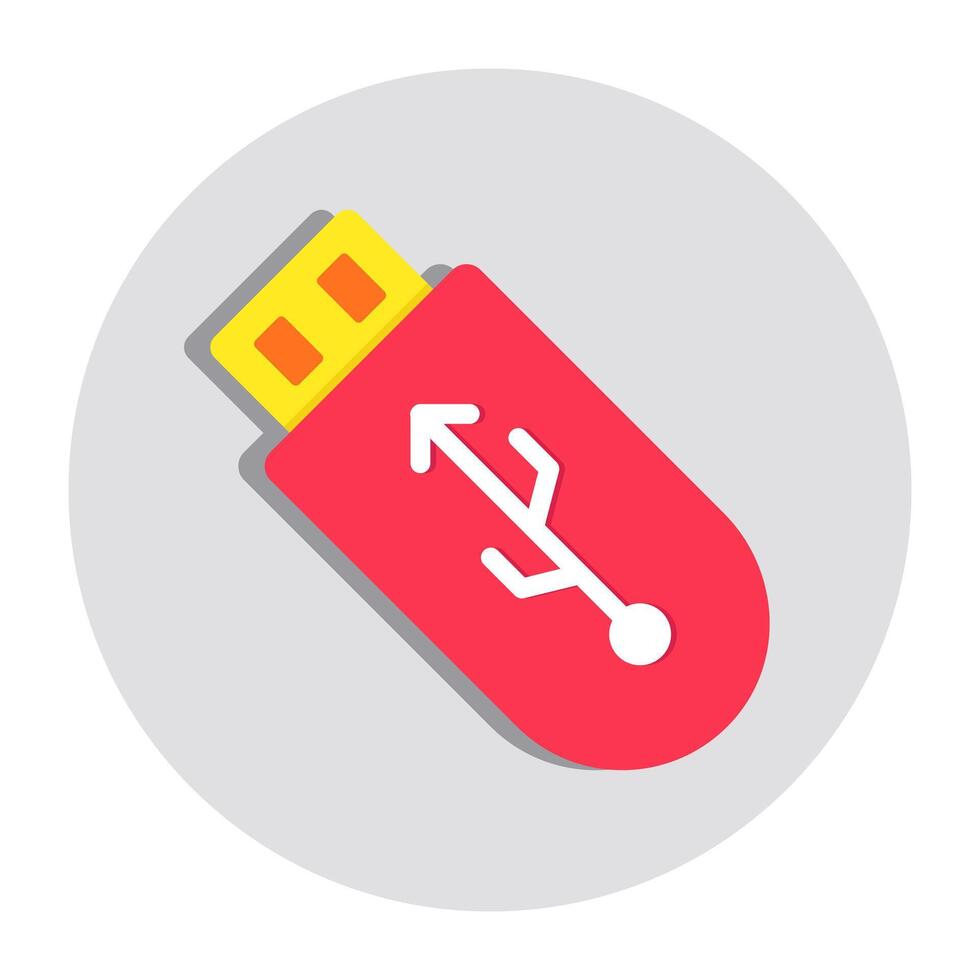 Premium download icon of usb vector