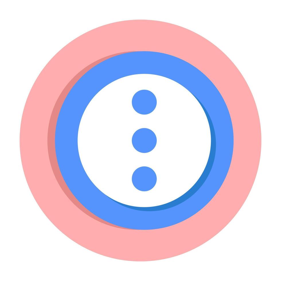 A creative design icon of more vector