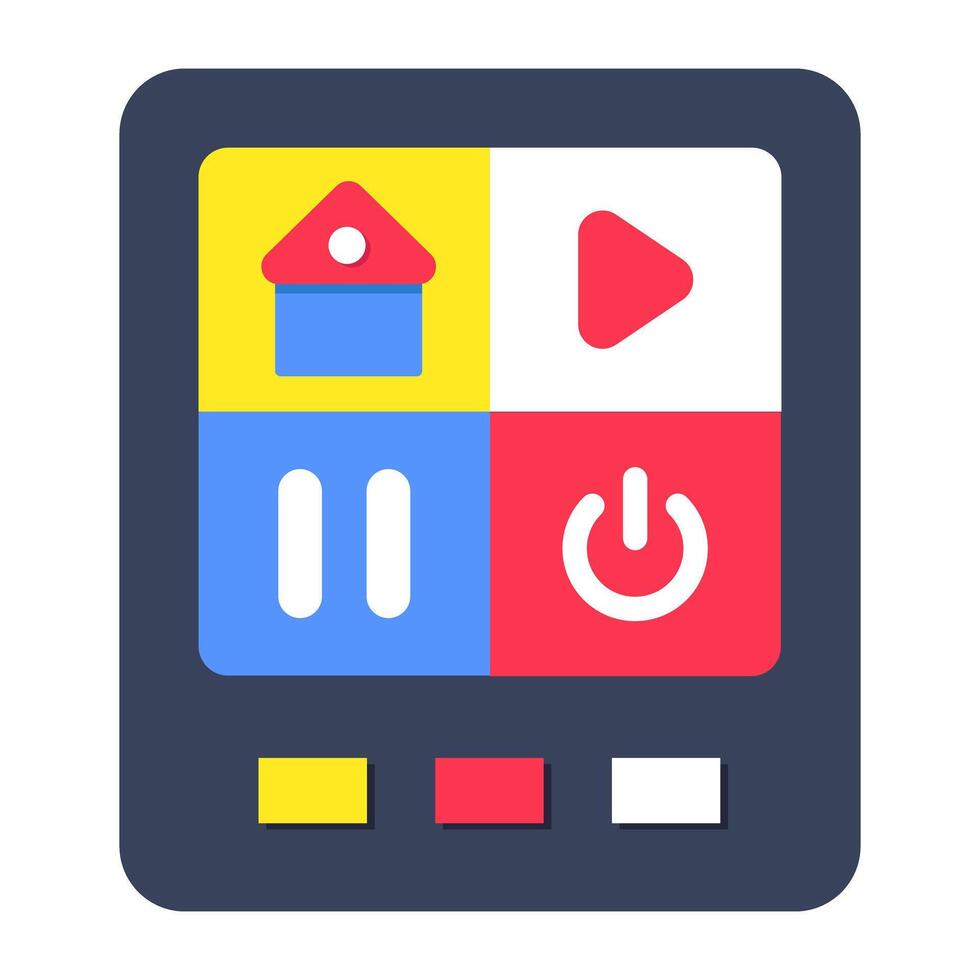 Creative design icon of home control device vector
