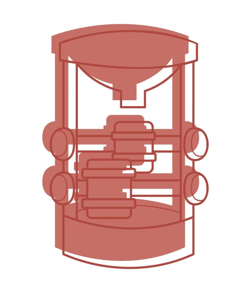 Sandbox mill color. Clip art for your projects. vector