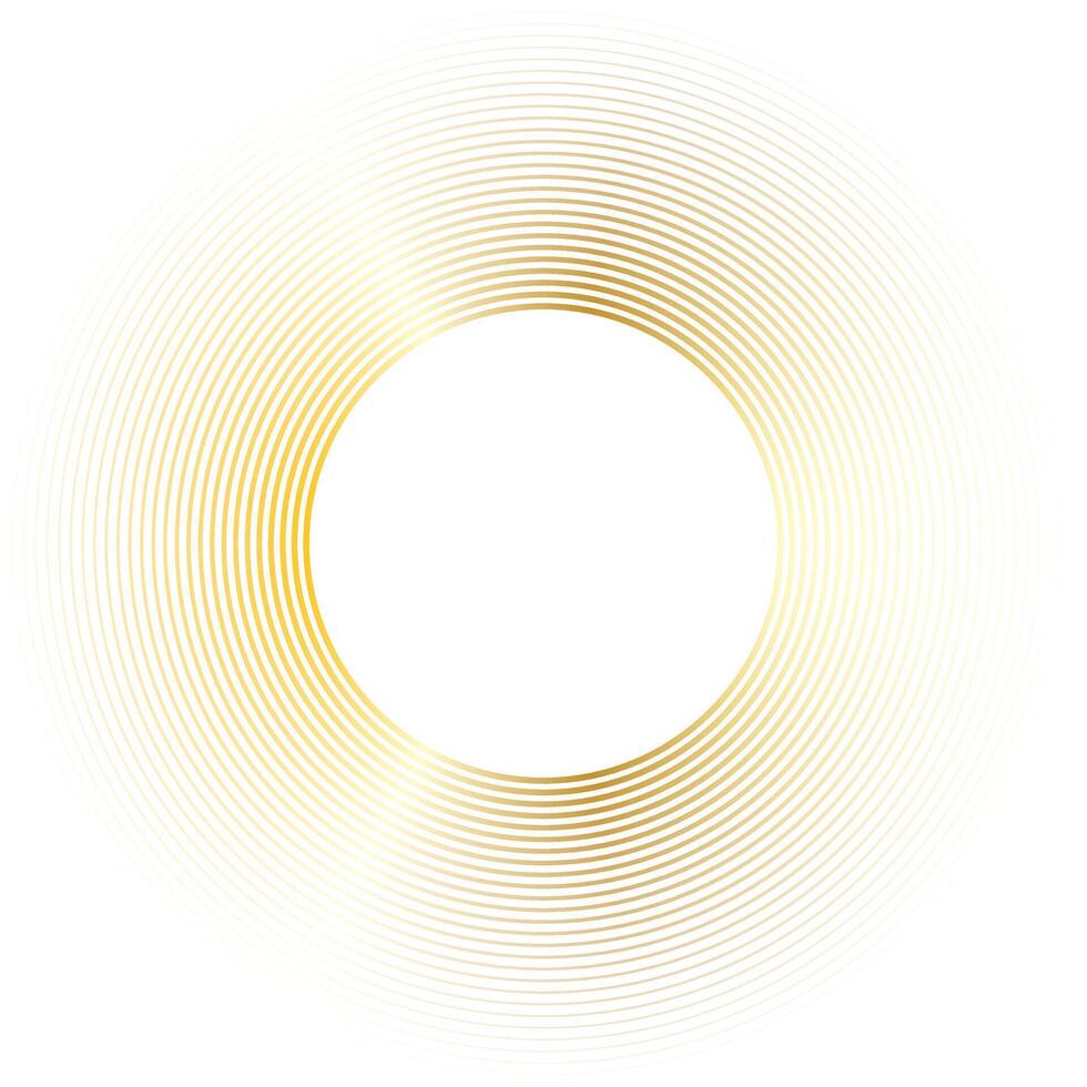 Golden Circle Decoration vector