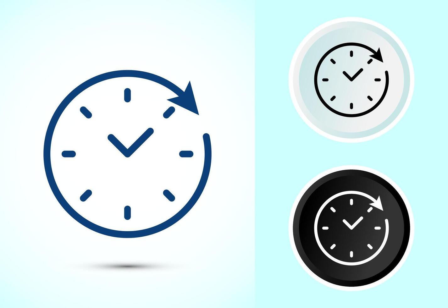 Long lasting icon, Durability icon vector
