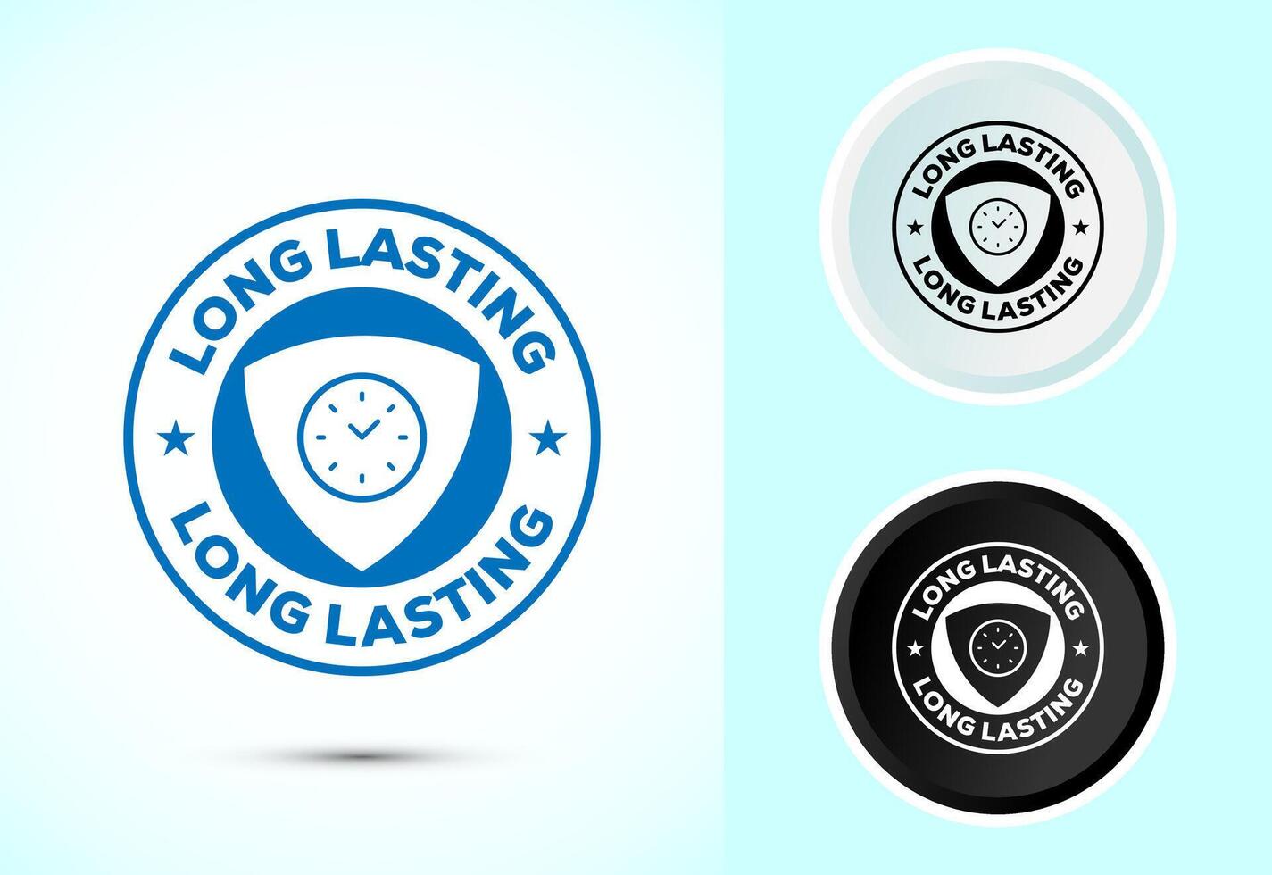 Long lasting icon design illustration vector