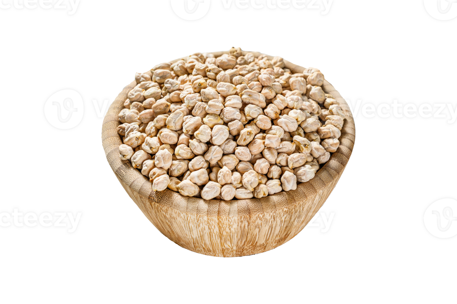 Raw Chickpeas in bowl. Nutritious food. Healthy and vegetarian food. Gray background. Top view. Space for text png