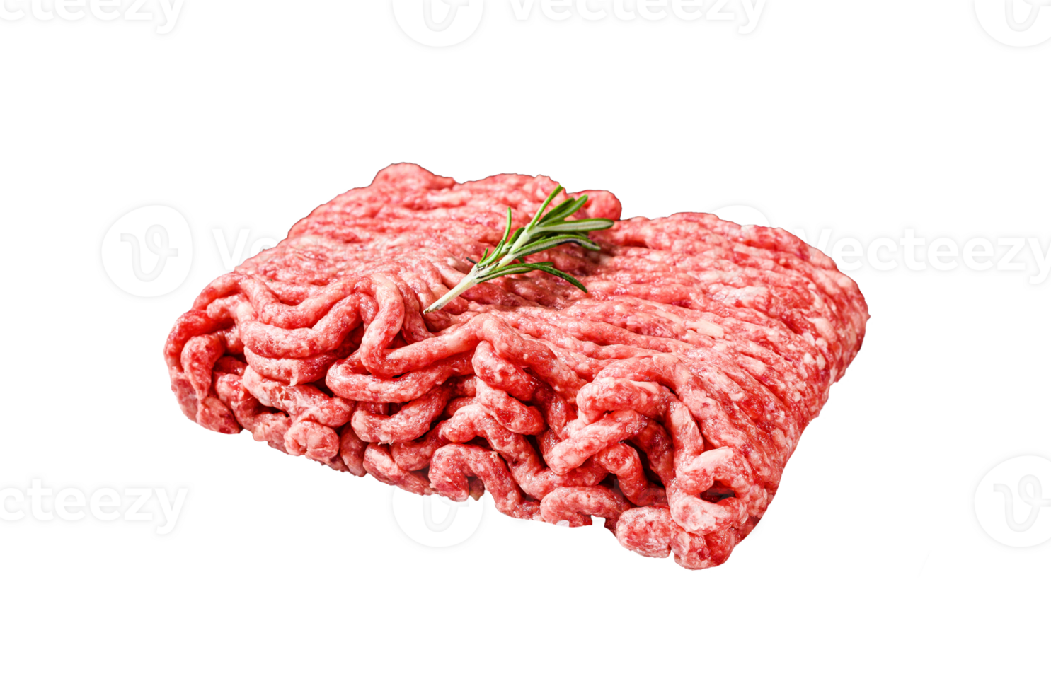 Raw minced pork. Black background. Top view. Space for text png