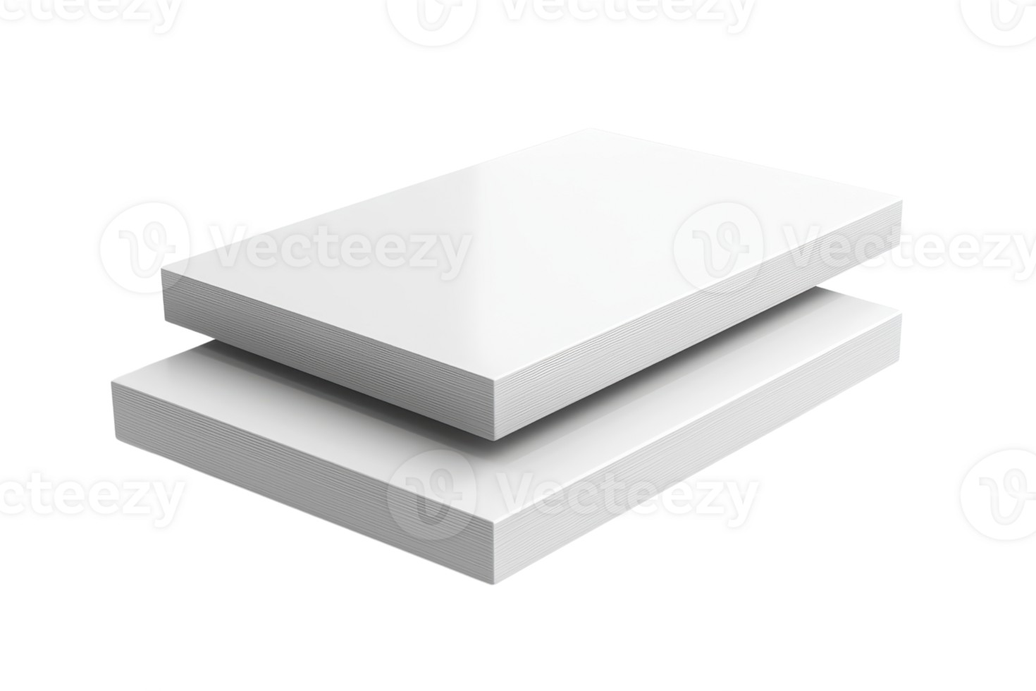 Two stacked white rectangular panels, featuring a smooth surface and textured edges, showcasing a minimalistic design. png