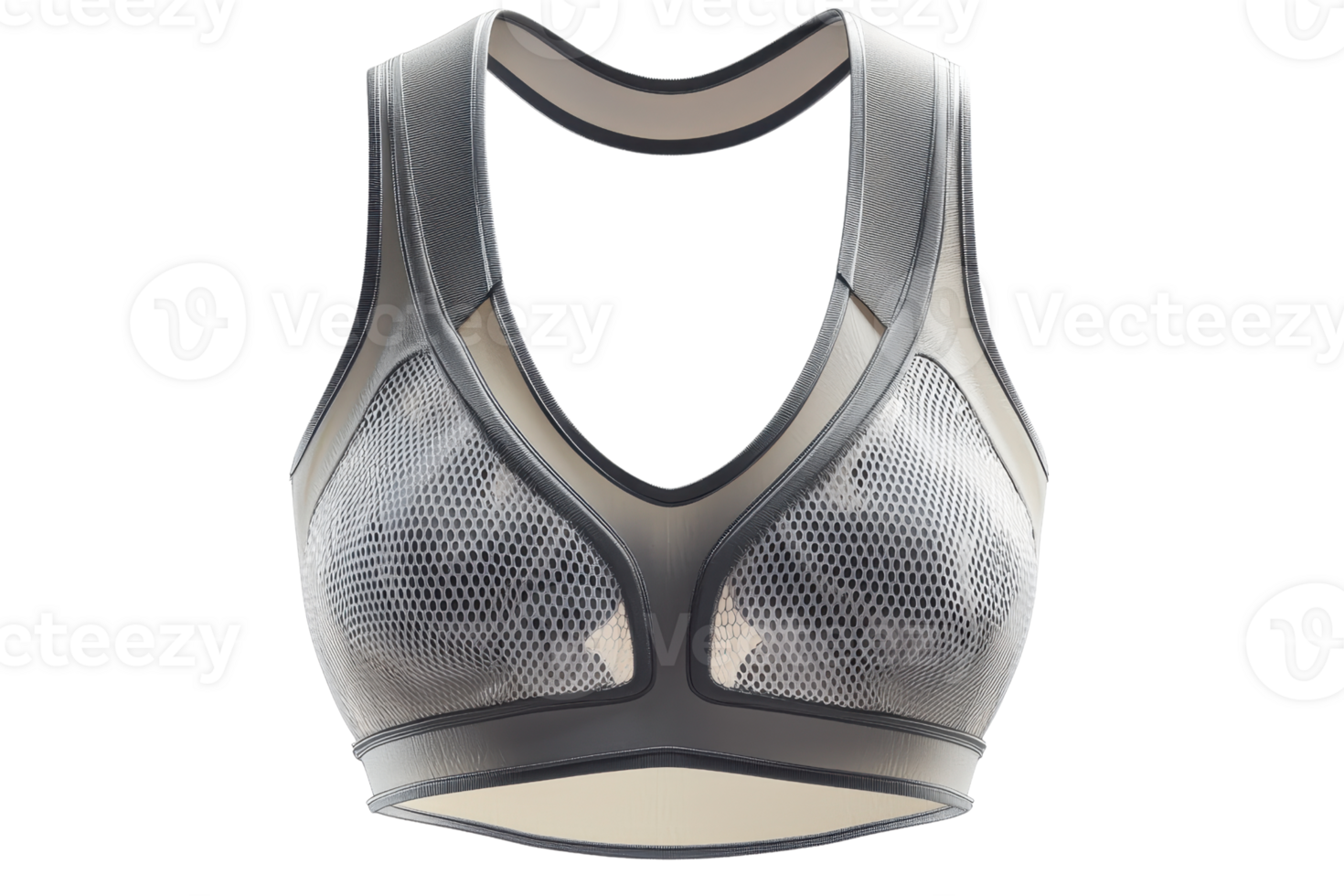 A sleek sports bra featuring a stylish design with textured fabric, ideal for active wear and fitness enthusiasts. png