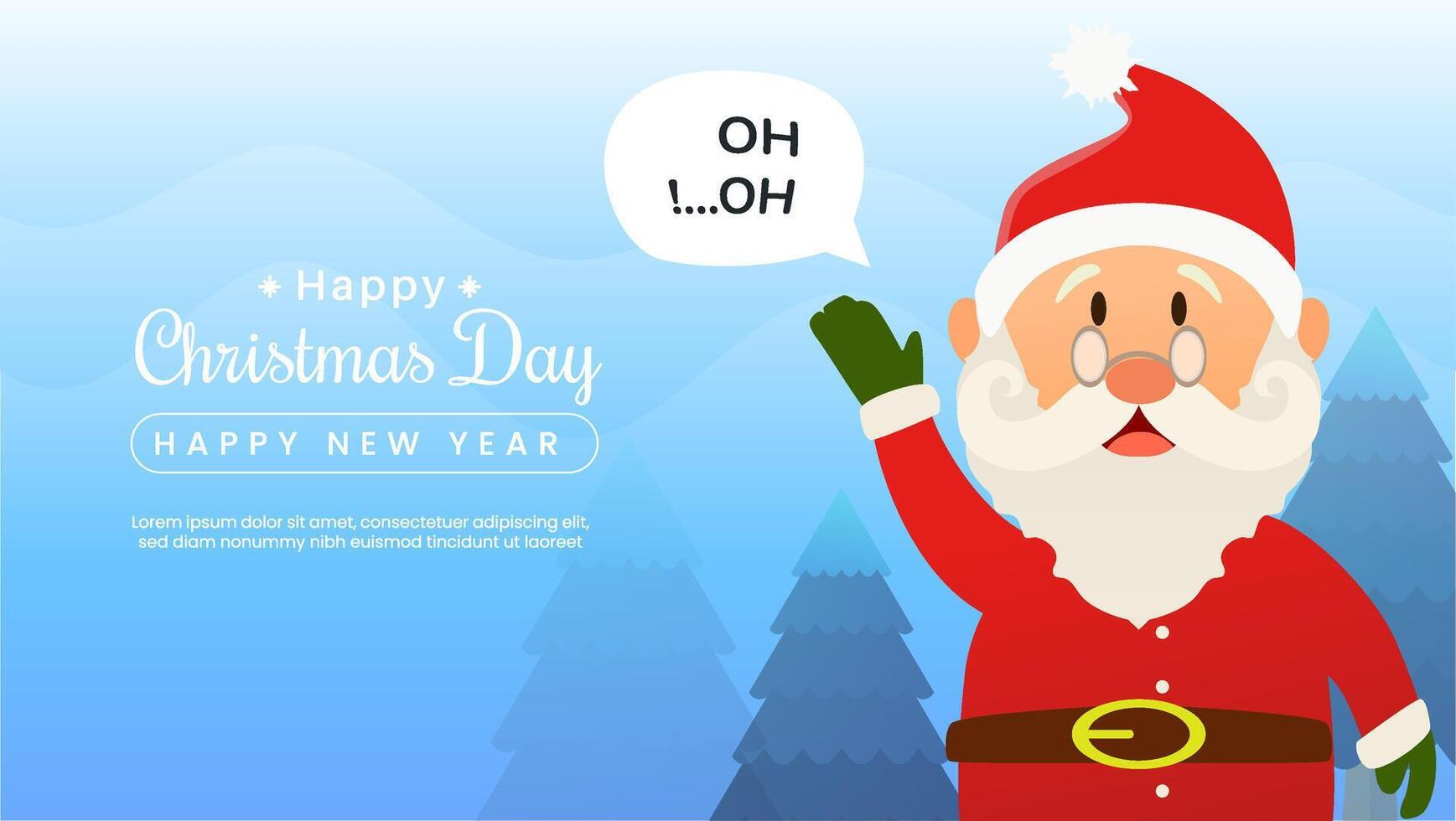 Snowman and Pine Trees Christmas Greeting Card,Christmas greeting card vector
