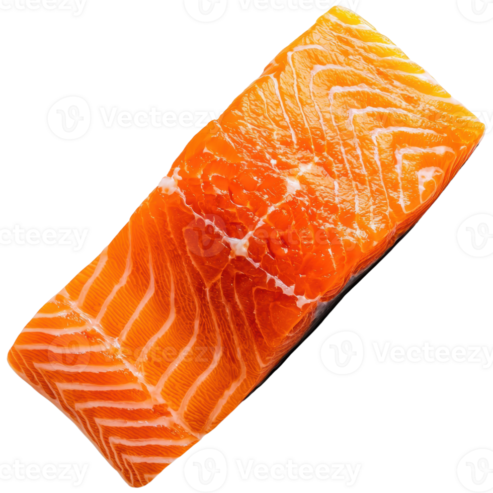 Vibrant Orange Salmon Fillet Ready for Culinary Creations and Delicious Recipes png