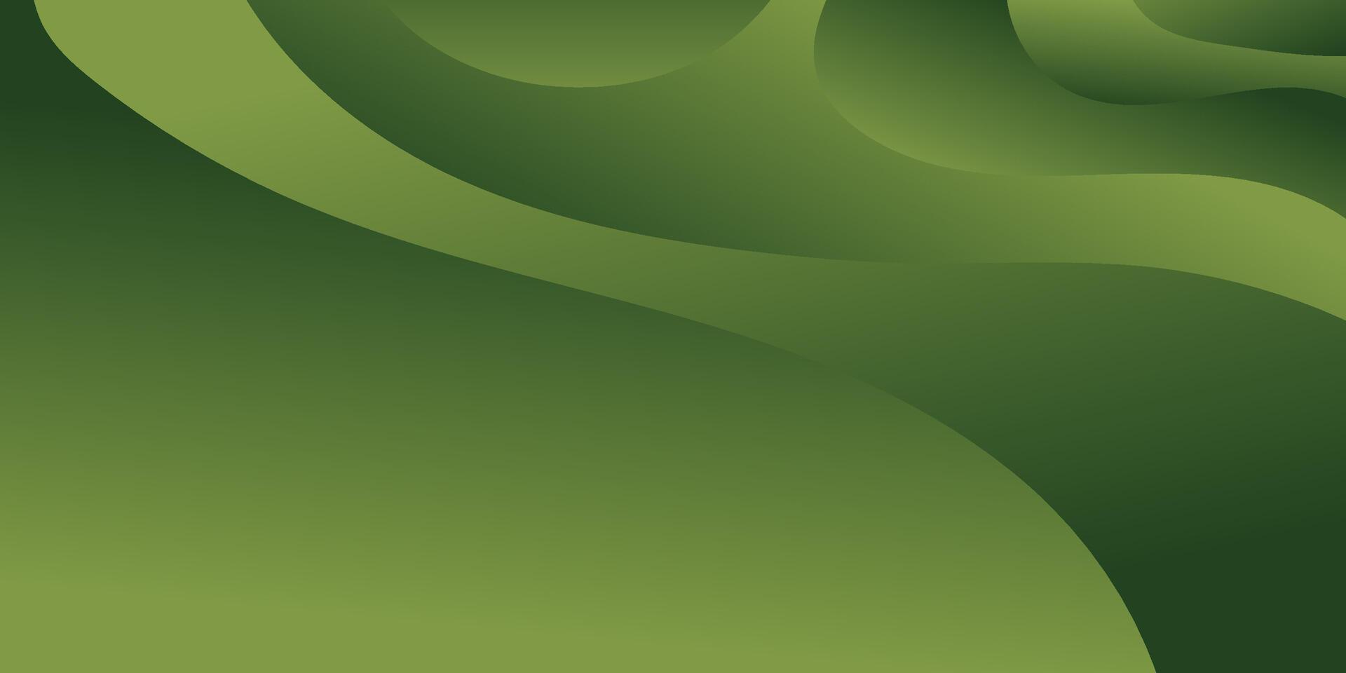 Abstract Dark Green Gradient A Dynamic Liquid Flow vector