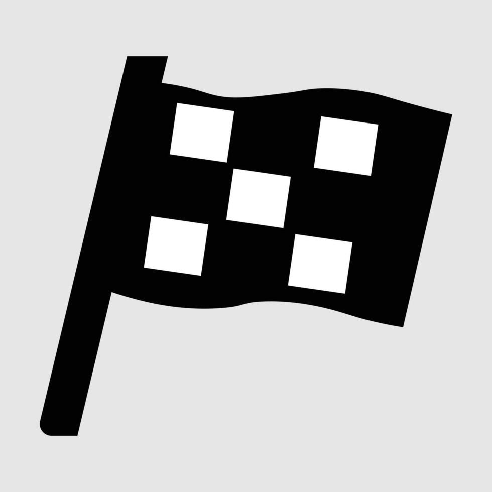 Ending Flag Sign. Racing flag icon . race flag icon. Checkered racing flag icon. vector