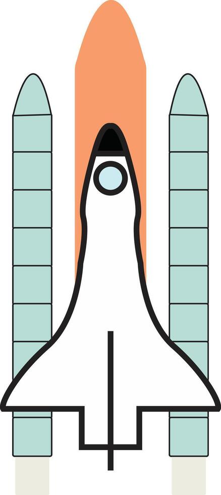 Rocket icon design vector