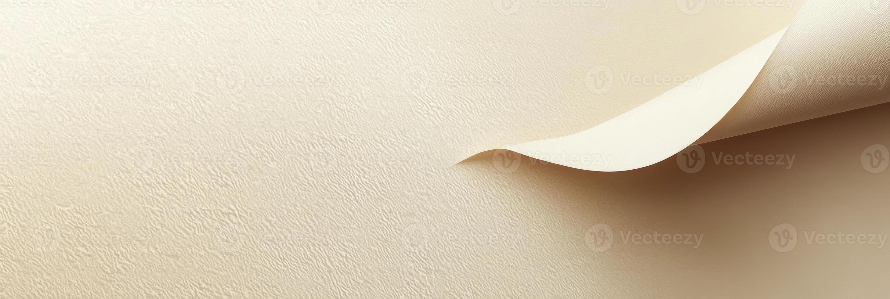 Beige paper texture background with copy space. photo