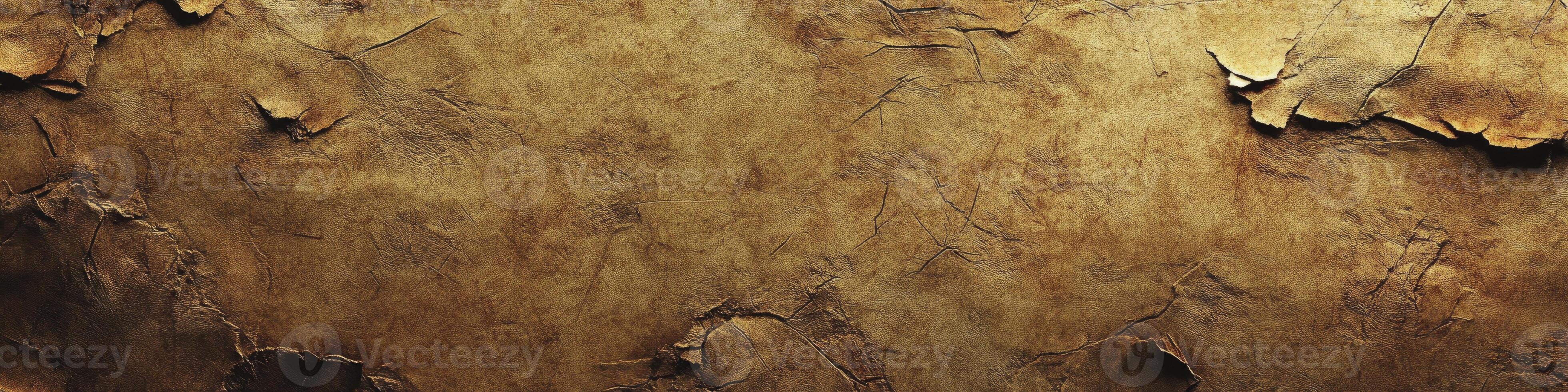 Vintage background with an old paper texture, in a brown color, detailed. photo