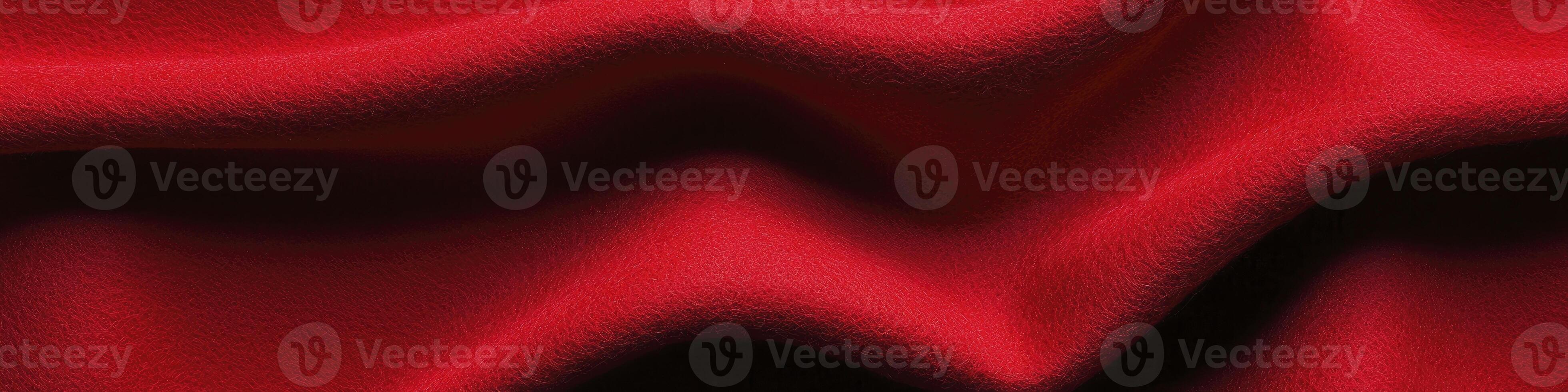 A red fabric with a wave pattern photo