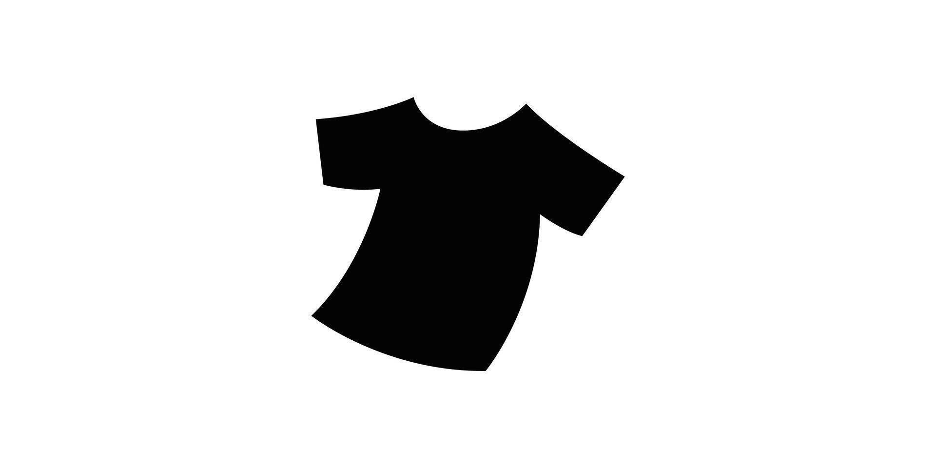 A black t - shirt on a white background vector