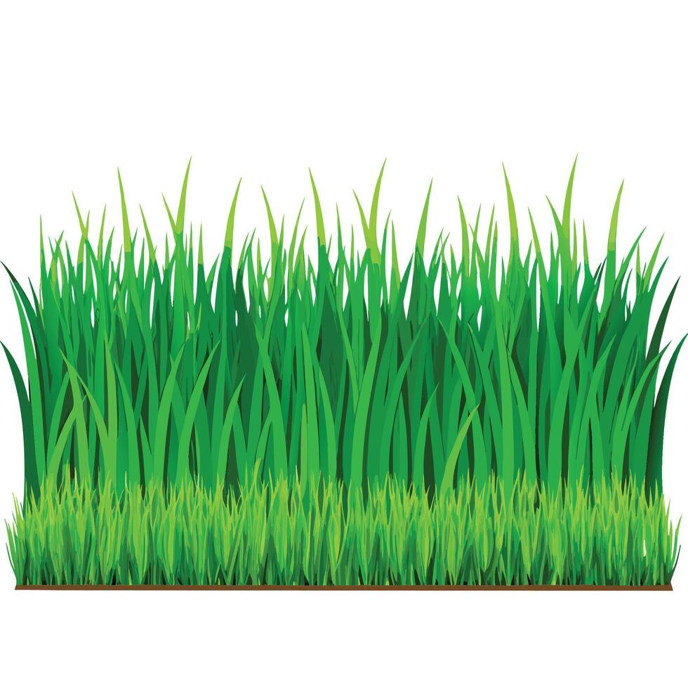 Radiant Green Grass Seamless Surface Design vector