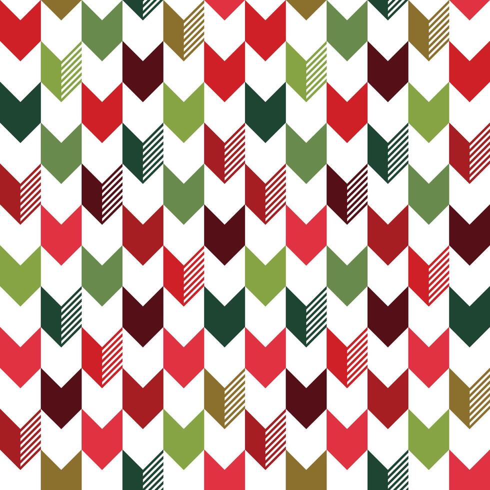 abstract geometric christmas color pattern vector