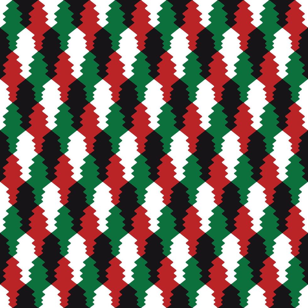 abstract colored geometric vintage pattern vector