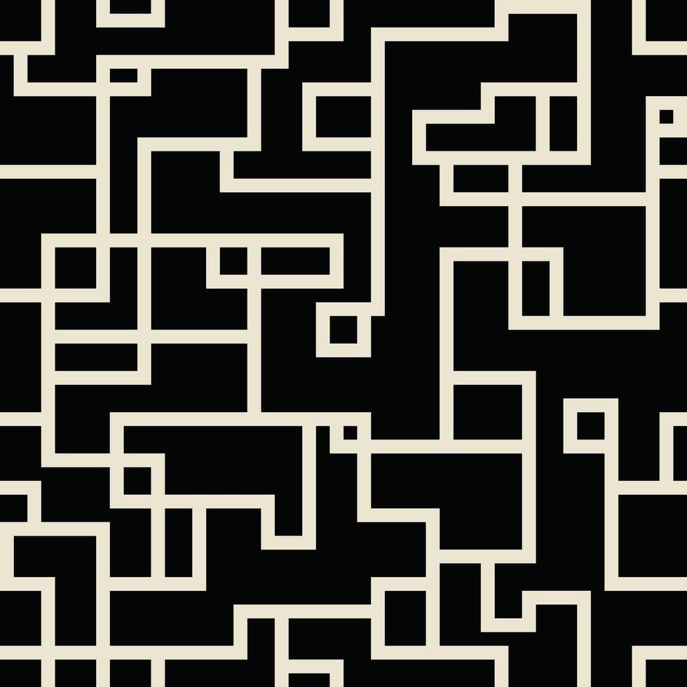 abstract monochrome rectangle stripes pattern vector