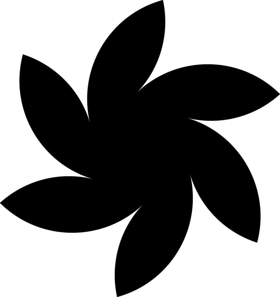 Simple flat decorative celtic flower vector