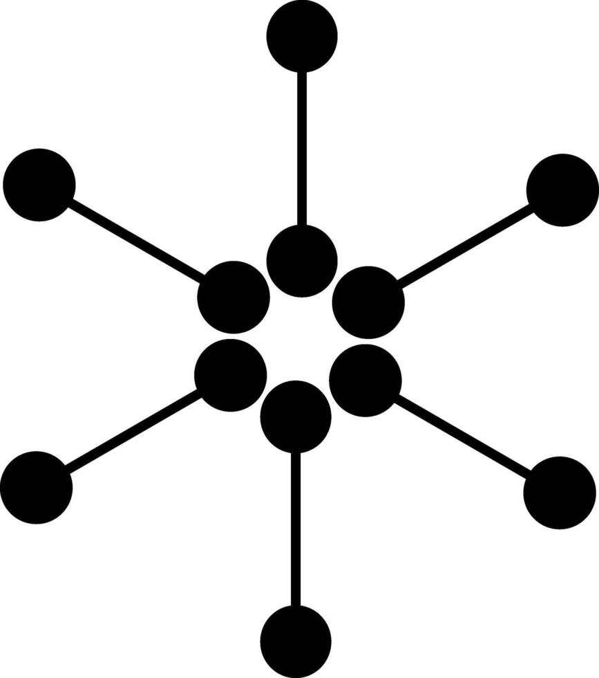 Simple flat element to decorative vector