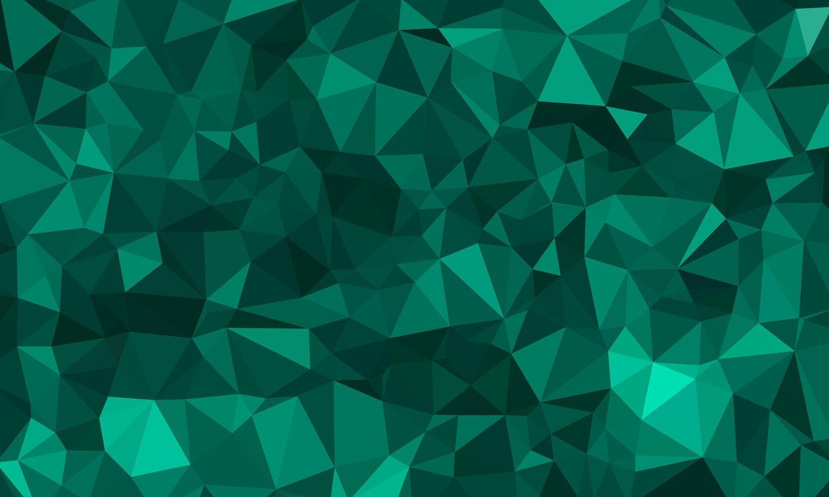 Dark aqua blue flat polygon background texture. Modern mosaic illusion illustration with triangle shape pattern elements for display, business, website, advertising, display, idea, header vector