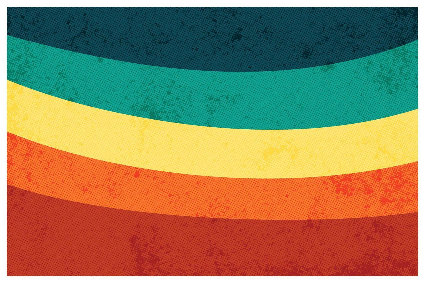 vintage background with playful rainbow color vector