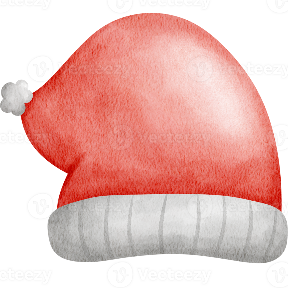 watercolor santa hat png