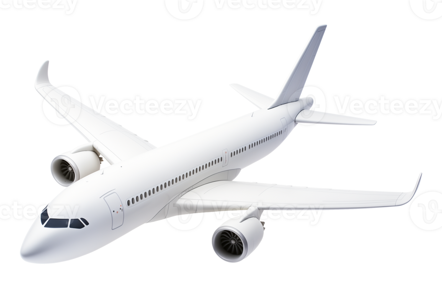 Airplane Flying Isolated on Transparent Background png
