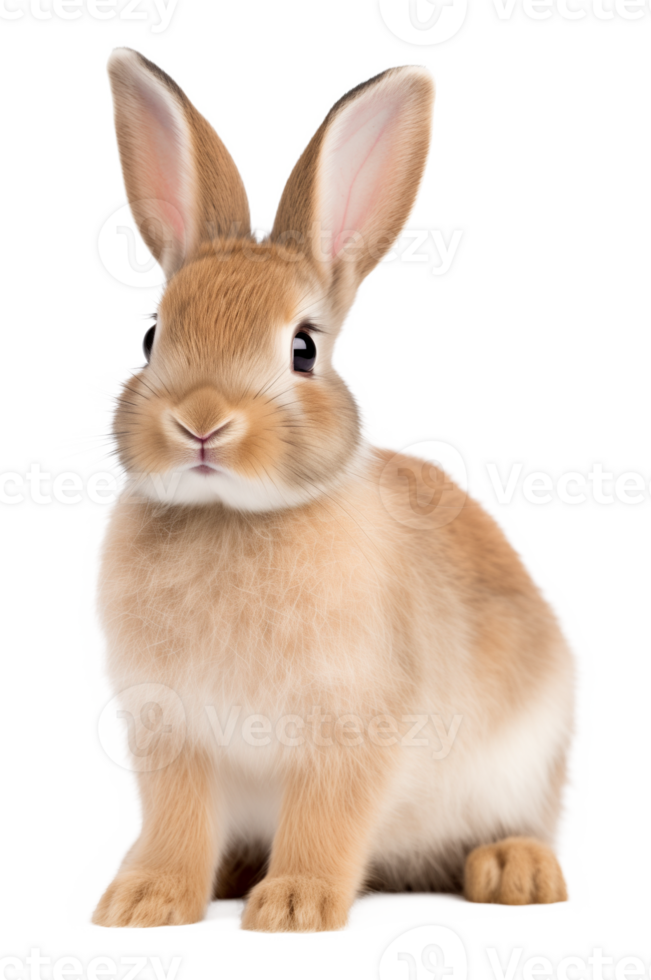 Bunny Rabbit Isolated on Transparent Background png
