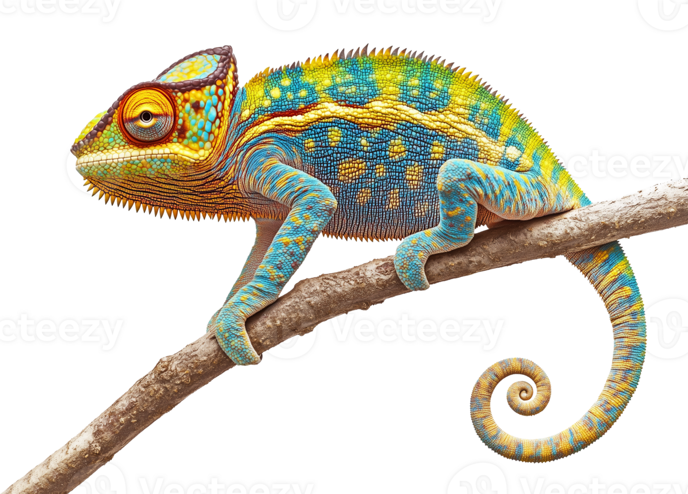 Chameleon Isolated on Transparent Background png