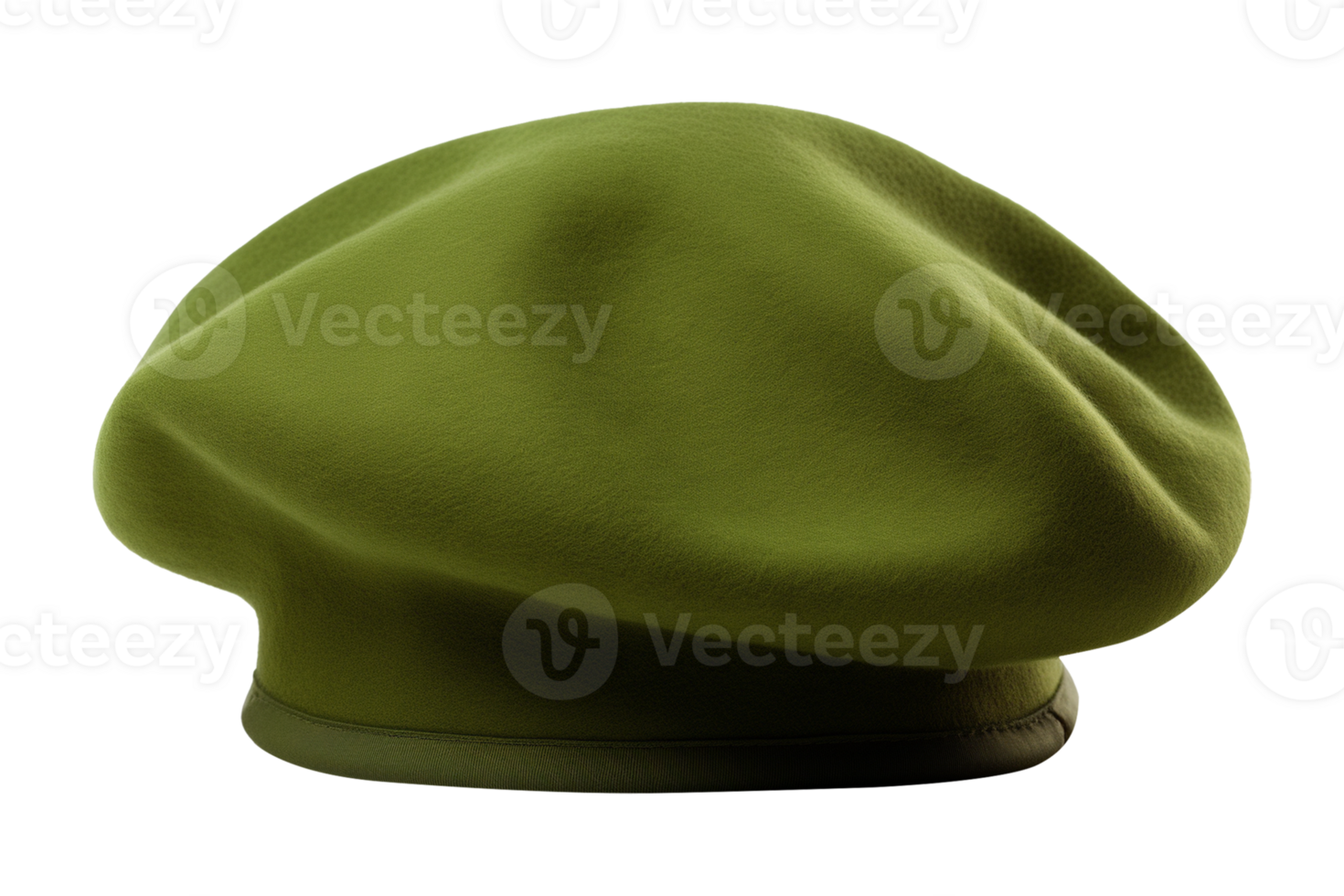 Green Beret Isolated on Transparent Background png