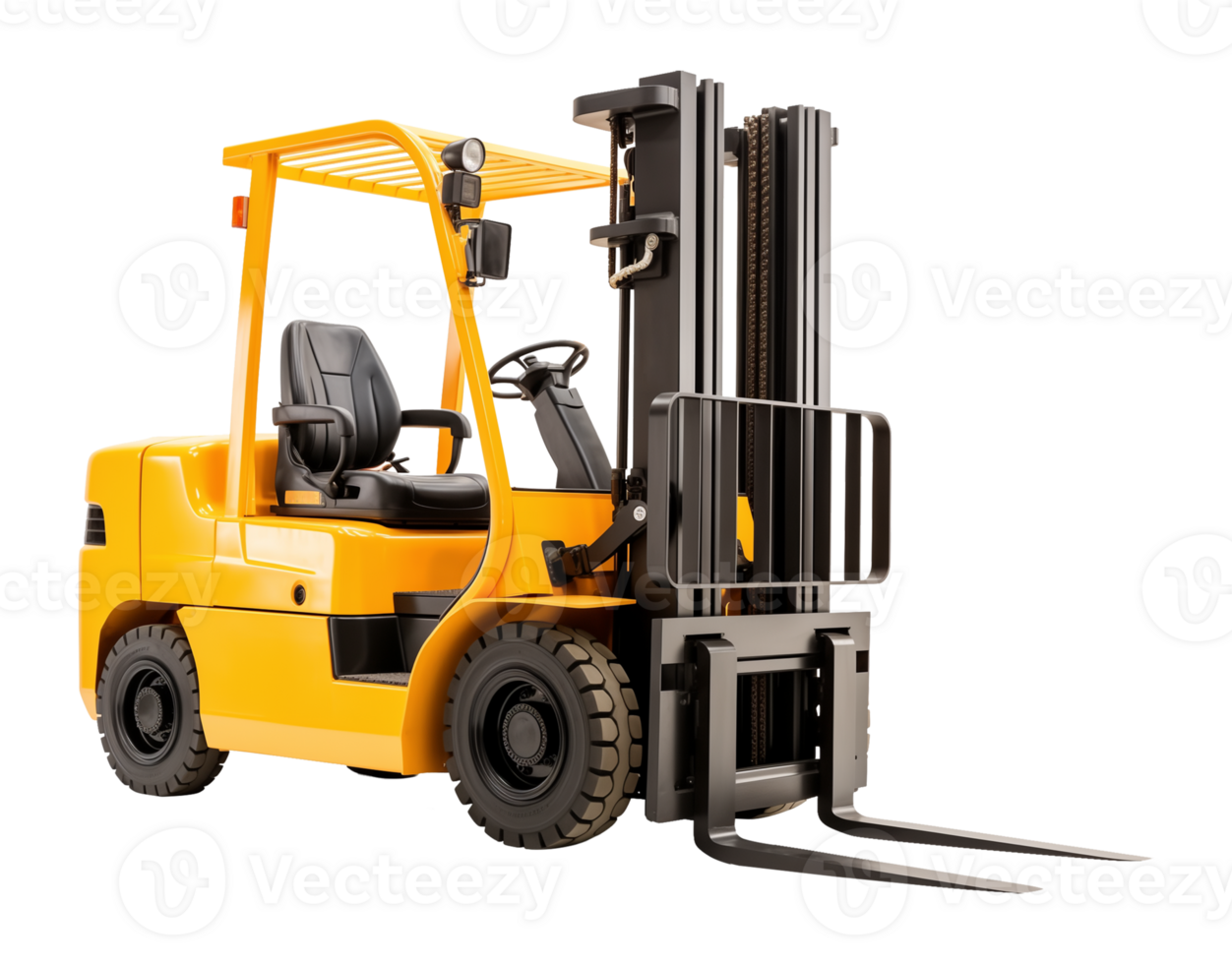 Forklift Isolated on Transparent Background png