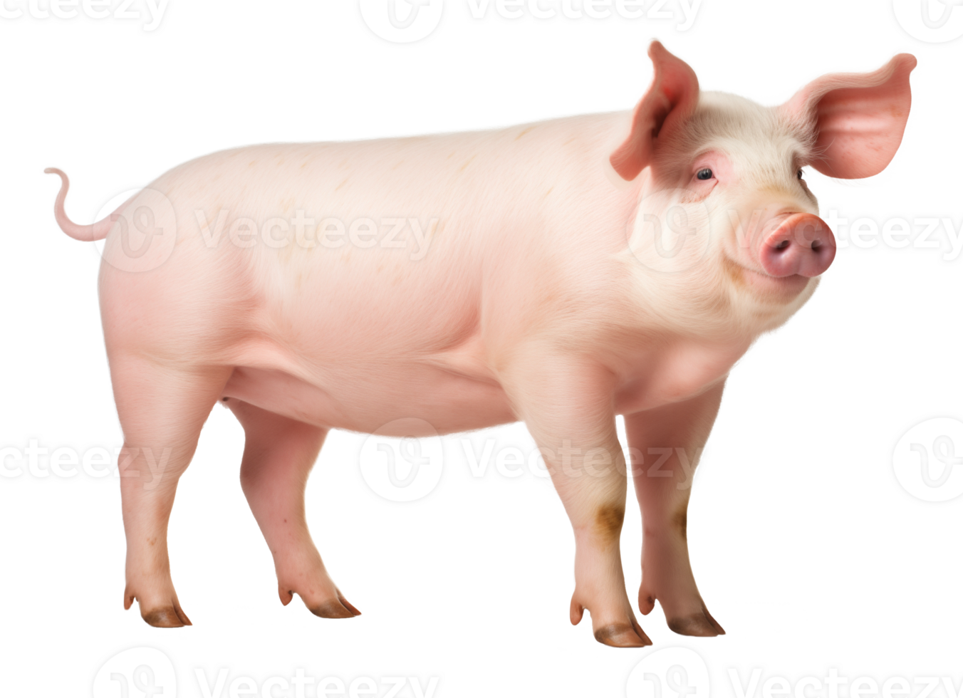 Pig Isolated on Transparent Background png